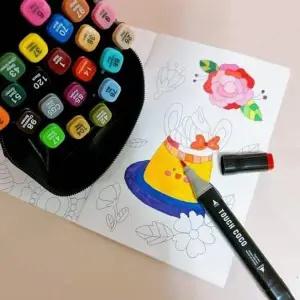 24색 미술학원 미술 마카펜 그림그리기 어린이집 학교