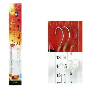 고품질 낚시 볼락 바늘 바다 keyword14 채비 6본 열기 메가리 (WFKBMXE)