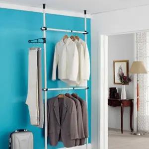 [하프클럽/]공간활용행거 무타공 옷걸이대 시스템행거 옷장만들기 2단