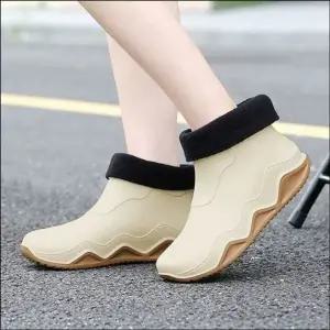 남녀공용 작업화 방한 레인부츠 겨울 기모안감 단목장화 2컬러