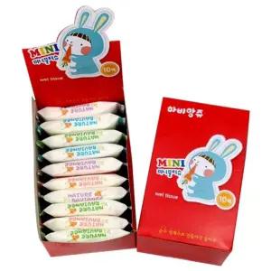 하비앙쥬 미니 물티슈(10매 +10개) 휴대용 어린이집 미니물티슈