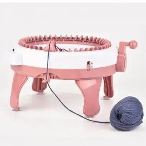 (색상 48코니트머신풀세트)비니 스웨터 목도리 인형만들기 대형48코 뜨개질 머신