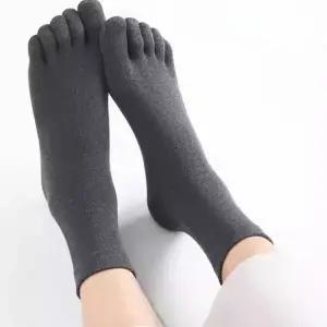 긴목양말 흡수 땀 등산 러닝 남성 양말 발가락 중목 (WFKC30C)