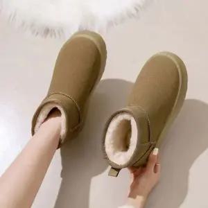 스웨이드 방한 털부츠 숏부츠