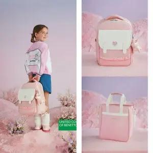 [갤러리아] 베네통키즈 블링 플랩 책가방블링 플랩 보조가방세트 QCBG01511/QCBG11511PK