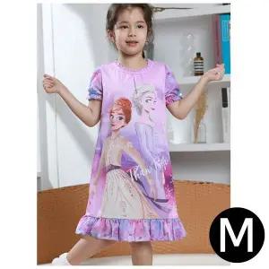 [하프클럽/]아동용 반팔 원피스 핑크 실내복 디자인 M 어린이 여름 의류