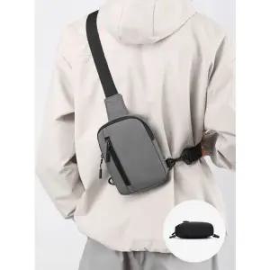 [하프클럽/]남성 메신저 크로스백 1P 등산 여행 핸드폰 수납 가방