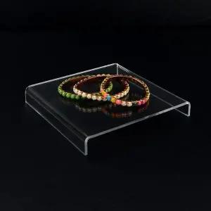 [하프클럽/]진열대 정사각 ㄷ형 아크릴 진열대 150x150x20mm 디피용진열