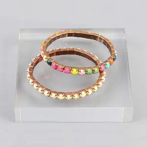 [하프클럽/]사각 스테이지 아크릴 진열대 100 디피용진열