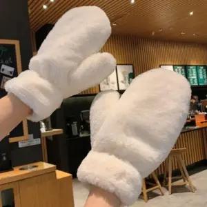 퍼 겨울 털 밍크 장갑 방한 벙어리 퍼장갑 가죽장갑 스웨이드장갑 겨울장갑 여성장갑 벙어리장갑 퍼장갑