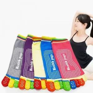 땀흡수 미끄럼 방지 토오픈  양말 헬스 삭스 필라테스 용품 신발 오버 니삭스 발가락