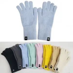 핑거홀 소프트 니트장갑 8컬러 스마트폰 터치 겨울 방한 장갑