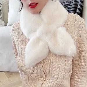 퍼 여성 머플러 밍크 목도리 겨울 스카프 데일리 워머