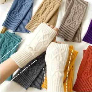 따뜻한 여성 겨울 니트 핸드워머 손토시