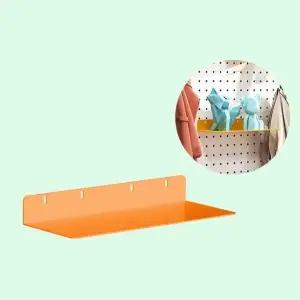 인테리어선반 벽부착형핑크선반 타공판선반 핑크인테리어용선반