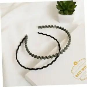 [셀러에이드]데일리머리띠 엔젤슈슈무광웨이브헤어밴드2p안아픈머리띠