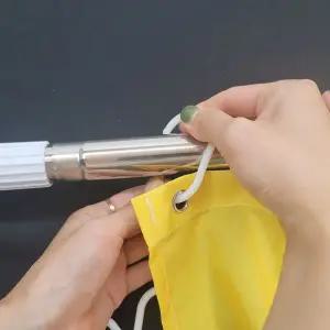 [콩심팥심]플라스틱 C형 커튼고리 커튼링 화이트