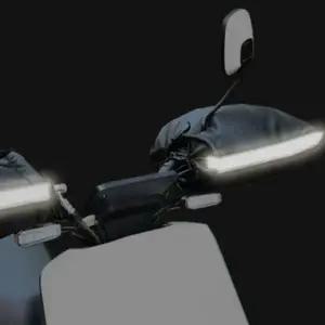 오토바이 겨울 가죽 핸들토시 방한 핸드워머 배달 (WFKEMRC)