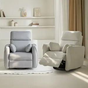 위니 회전 리클라이너 1인용 소파 인조가죽 쇼파