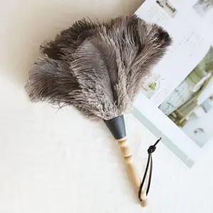 천연 타조털 먼지이떨이 휴대용이 옷이 침구류이 강아지제거 쇼파이 패브릭솔 크리너 옷솔 먼지이 이개