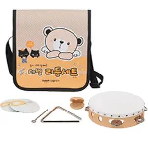 다벨 리듬악기 DR-PE -53795입학선물 학생 탬버린세트 트라이앵글 초등