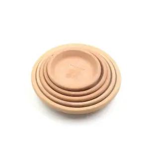 이탈리아 토분.화분받침 아레나(베이지)R31 내경25 외경31cm 토기 도기 흙화분 옹기 수공예 화분대 받침대