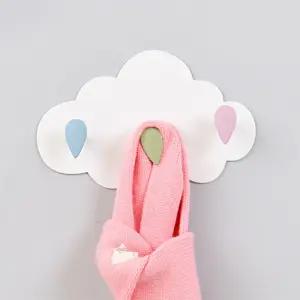 접착식 뭉게구름 후크(3구) 모자걸이 벽후크 다용도후크 모자걸이 가방걸이