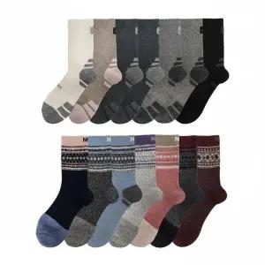 네파 여성 아웃도어 양말 5족 여자 스포츠 등산양말세트 발바닥쿠션 발목지지 다양한 패턴