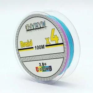 스트롱 4합사 낚싯줄 2호 100m PE 오색 합사라인