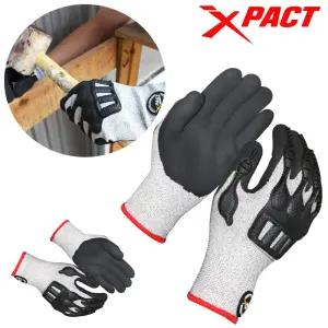 Xpact 작업용 충격방지장갑 no.403 컷레벨4 손등/손가락보호 베임방지 안전장갑