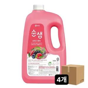 애경 순샘 주방세제 베리 3L 4개