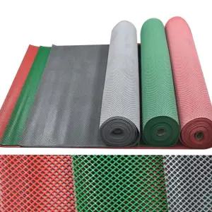 실외 미끄럼방지매트 5M 사우나매트 화장실 벌집매트 PVC 신발털이 테라스 롤 입구 물배수