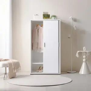 하프 800 슬라이딩 수납 옷장 주니어옷장 행거 수납장 드레스룸 싱글옷장 낮은옷장