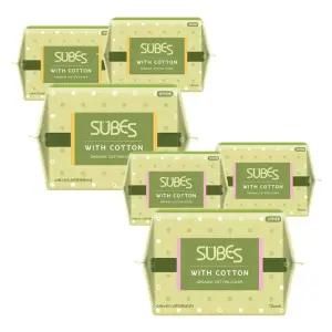 위드코튼 유기농 순면커버 생리대 중형 3팩+대형 3팩