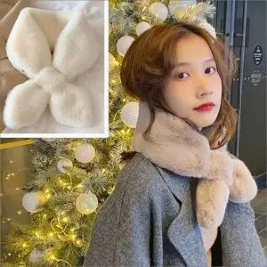 패션 방한 겨울목도리 페이크퍼 여자 소프트 3컬러 머플러