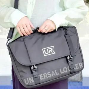 (색상 블랙)캐주얼 크로스 메신저백 직장인 대학생 노트북 가방