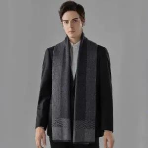 두꺼운 격자 목도리 심플 겨울 아이템 남여공용 패션 겨울아이템 커플 심플한목도리 패션 니트목도리