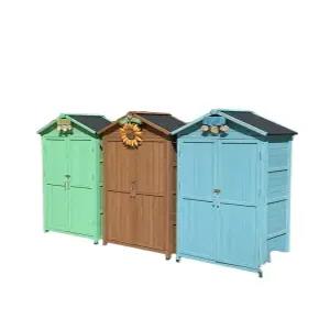 그레이 소형 농기구 캐비닛 간이 보관함 수납장 야외