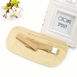 소매치기 복대 슬림 방지 베이지 여행용 WEE5B98