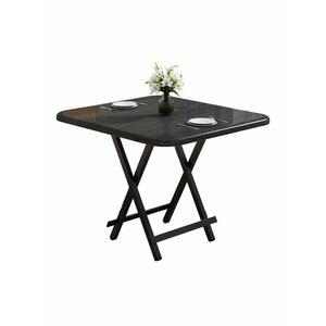 테이블 2인용 식탁 가정용 이동식 스테인레스 소형 원룸 접이식 긴테이블 간단한