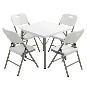 접이식 테이블 의자 야외 휴대용 4인용 세트