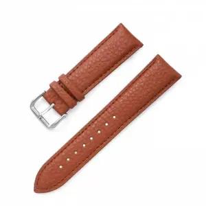 [골드스마일]밴드 줄 가죽 라이트브라운 소가죽 시계 민무늬