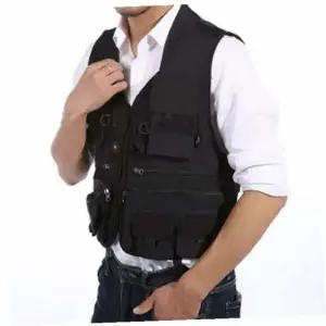 낚시조끼 엑티브 멀티포켓 레저조끼(블랙) (XXXL) 낚시조끼