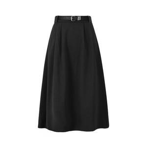 [롯데백화점]SOUP 벨트 뒷밴딩 플레어스커트  SBBSR321