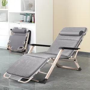 접이식 야외 라운지 벤치 낮잠 등받이 의자 발코니 침대 사무실 싱글