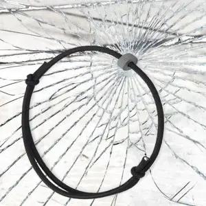 [골드스마일]머리끈 호신용 비상 반지 생존 창문 브레이커 팔찌 느