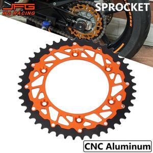 오토바이 액세서리 CNC EXCF MXC SXF SMR 체인 SX 45T 125 XCW EXC 50T JFG 52T SMC 525 42T 스프로킷 LC4 KTM 48T 리어