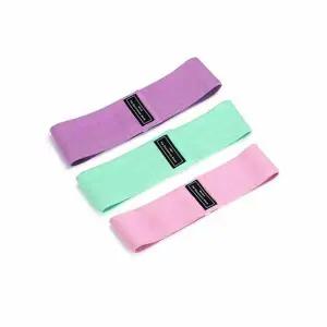 홈트레이닝 용품 요가 스트레칭 밴드와 캐리어