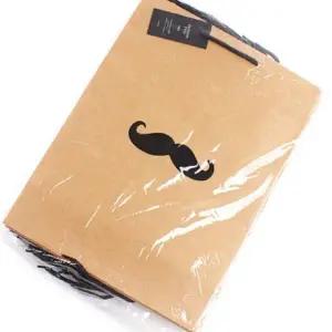 ( )봉주르 크라프트 쇼핑백 세로 종이가방 손잡이 포장 (10개세트)