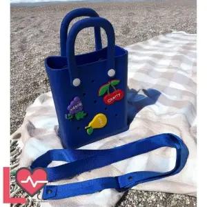 블루 롱타임헬씨 크로스백 DIY 방수 비비드 EVA 꾸미기 초등학생선물 가방 가방 아쿠아 여름 젤리 파츠세트